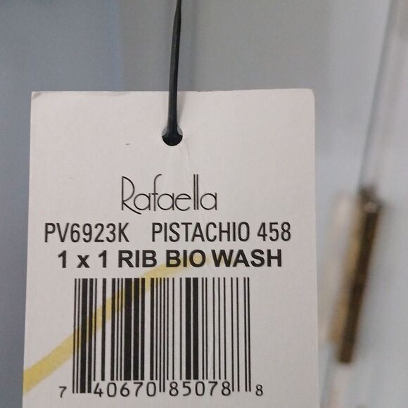 Rafaella Pistachio ribbed 3/4th length sleeves  Sz SP NWT - Picture 5 of 7